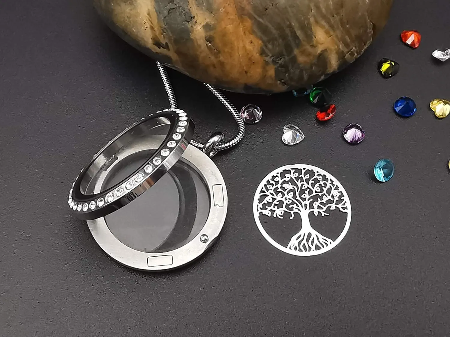 Family Tree of Life Floating Locket
