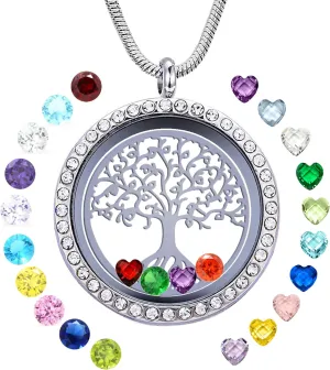 Family Tree of Life Floating Locket