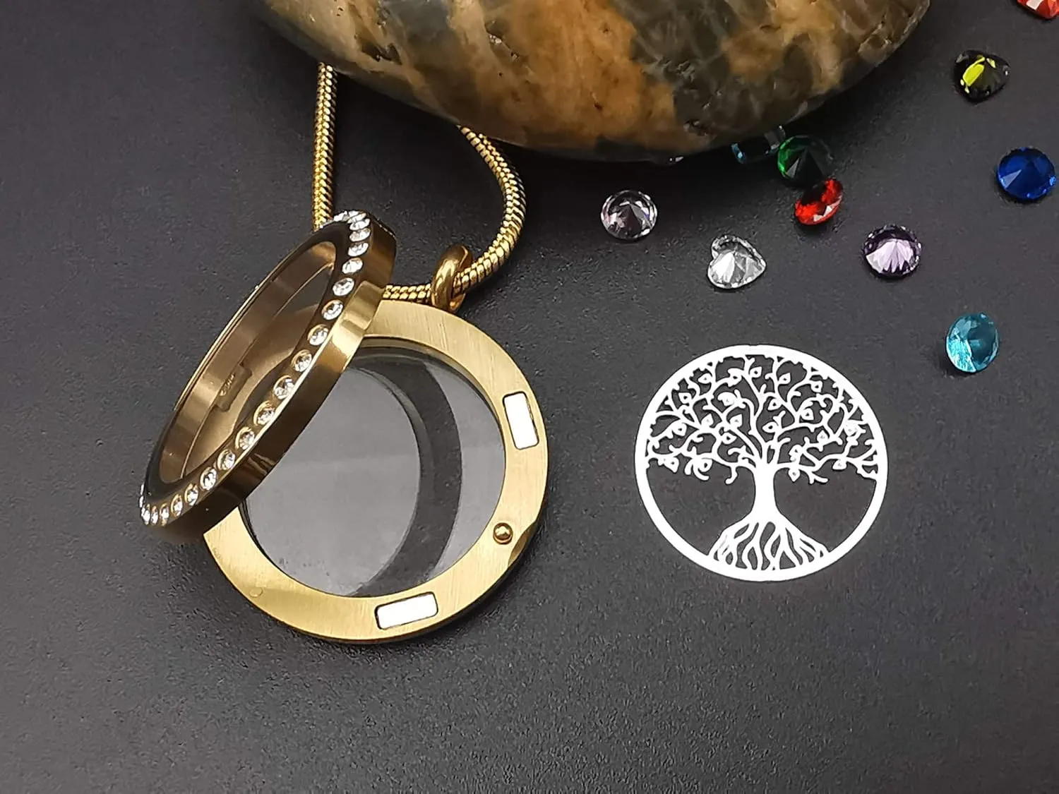 Family Tree of Life Floating Locket