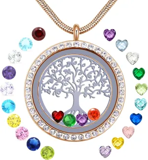 Family Tree of Life Floating Locket