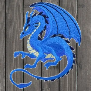 Fantasy Dragon Embroidered Patch — Iron On