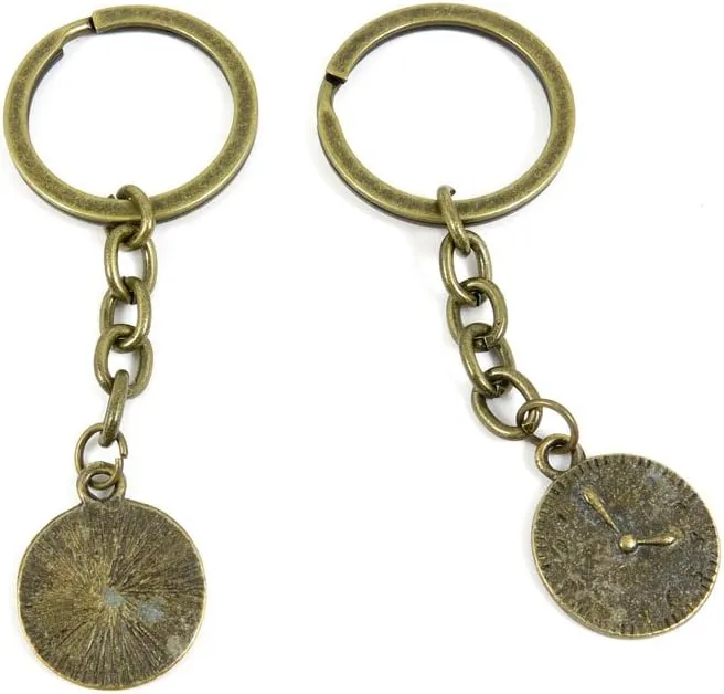 Fashion Jewelry Keyring Keychain Door Car Key Tag Ring Chain Supplier Supply Wholesale Bulk Lots B9IO2 Pocket Watch