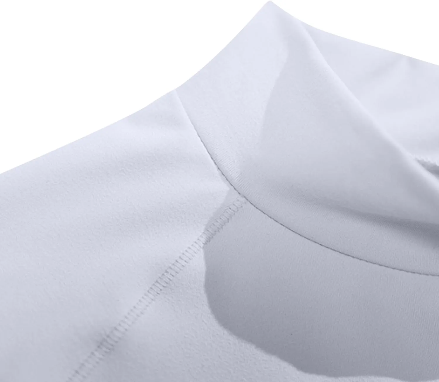 Fashion Shirt for Men Casual Solid Color Long Sleeves Sweatshirt Tops Crew Neck Breathable Comfy Fitness T Shirts