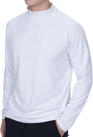 Fashion Shirt for Men Casual Solid Color Long Sleeves Sweatshirt Tops Crew Neck Breathable Comfy Fitness T Shirts