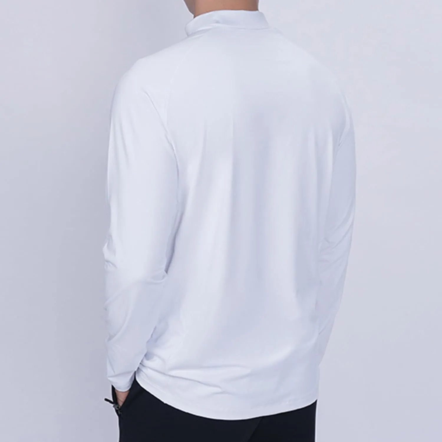 Fashion Shirt for Men Casual Solid Color Long Sleeves Sweatshirt Tops Crew Neck Breathable Comfy Fitness T Shirts