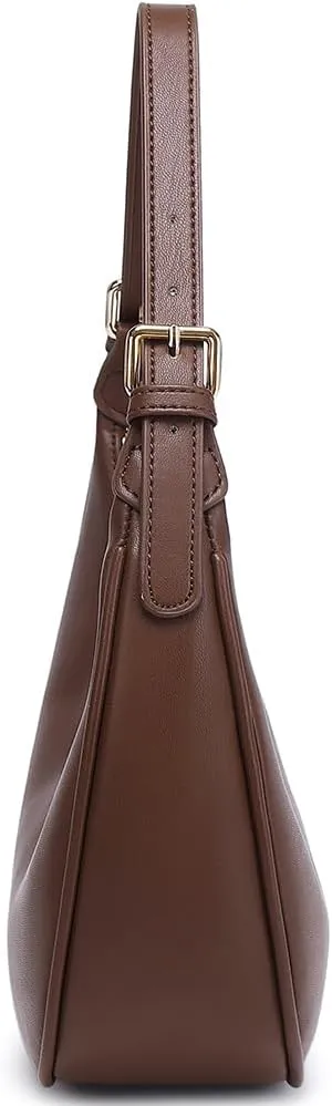 Fashion Small Crescent Underarm Shoulder Bag for Women Trendy Purse Hobo Handbags Clutch Crossbody Bag