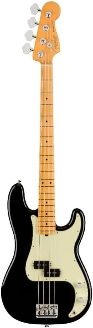 Fender American Professional II Precision Bass, Black, Maple Fingerboard