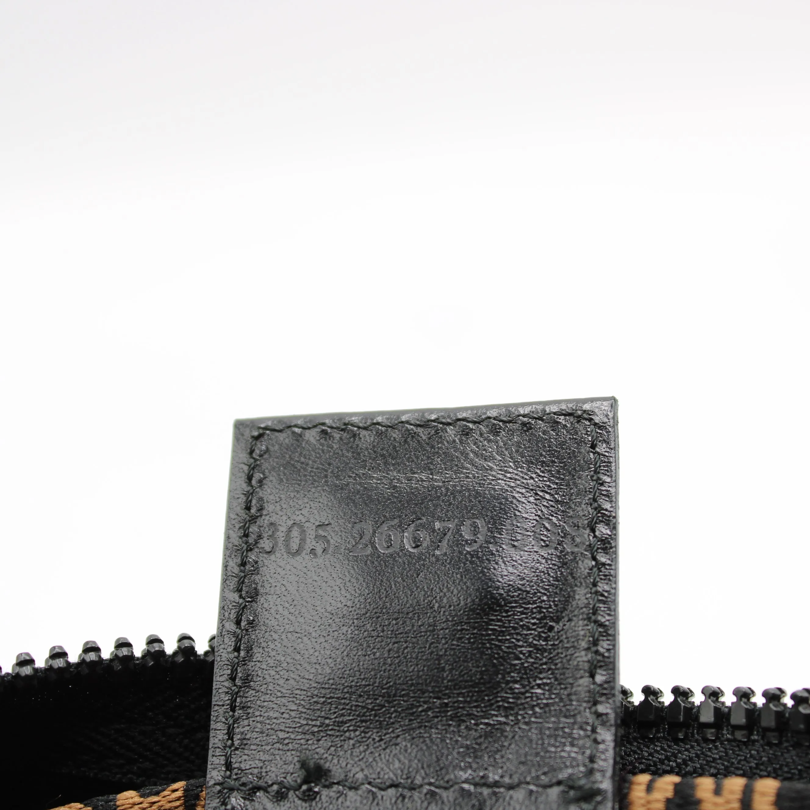 Fendi Black 1925 Roma Logo Crossbody Waist Bag