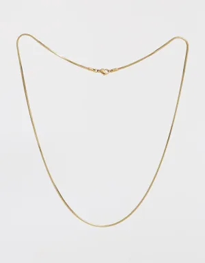 Fine Gold Snake Square Chain