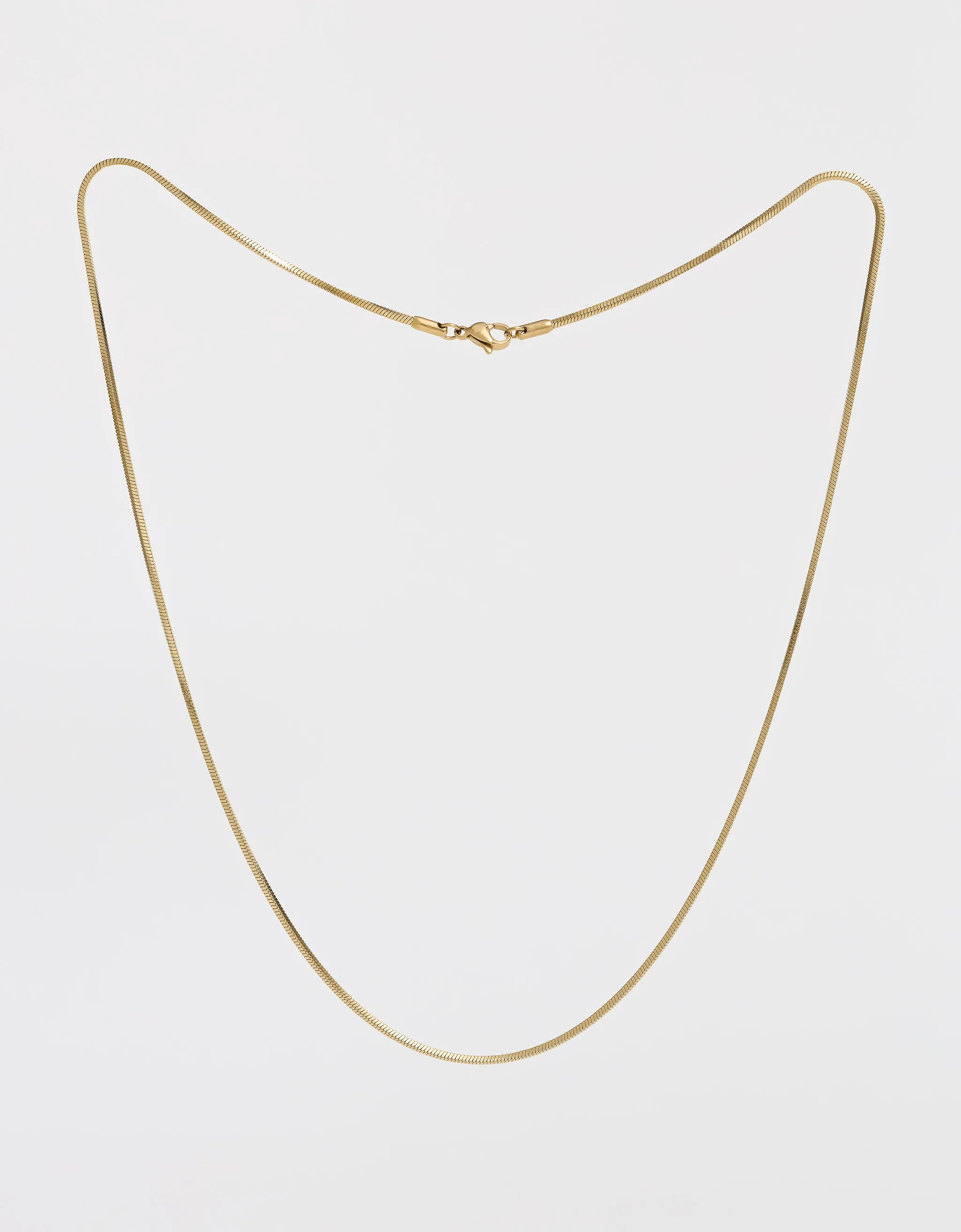 Fine Gold Snake Square Chain