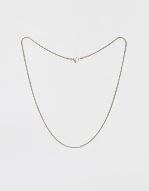 Fine Silver Snake Round Chain