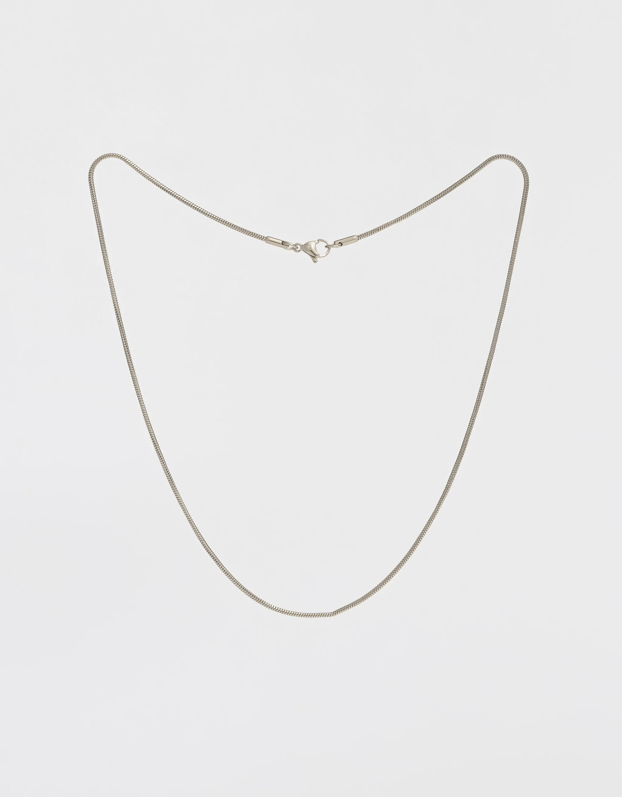 Fine Silver Snake Round Chain