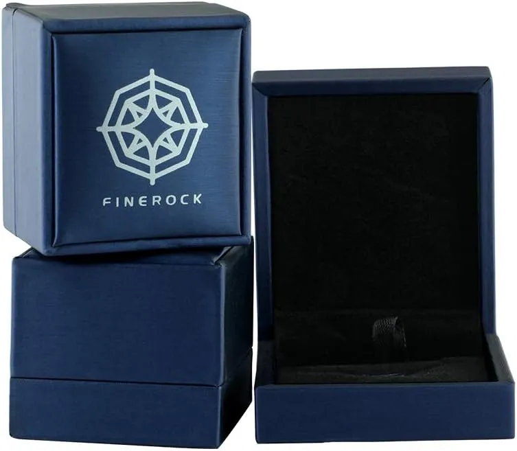 FINEROCK 1/4 to 1 Carat Diamond Heart Pendant Necklace in 14K Gold or in Platinum (Silver Chain Included) (I1-I2 Clarity)