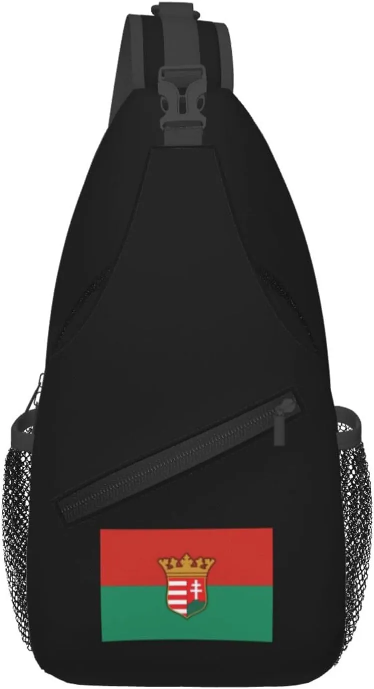 Flag of Felvidék (2015 proposal) Crossbody Bags For Women Men Chest Backpack Gym Shoulder Bag Travel Outdoor Sports Casual Crossbody Bags