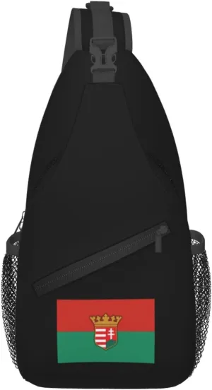 Flag of Felvidék (2015 proposal) Crossbody Bags For Women Men Chest Backpack Gym Shoulder Bag Travel Outdoor Sports Casual Crossbody Bags