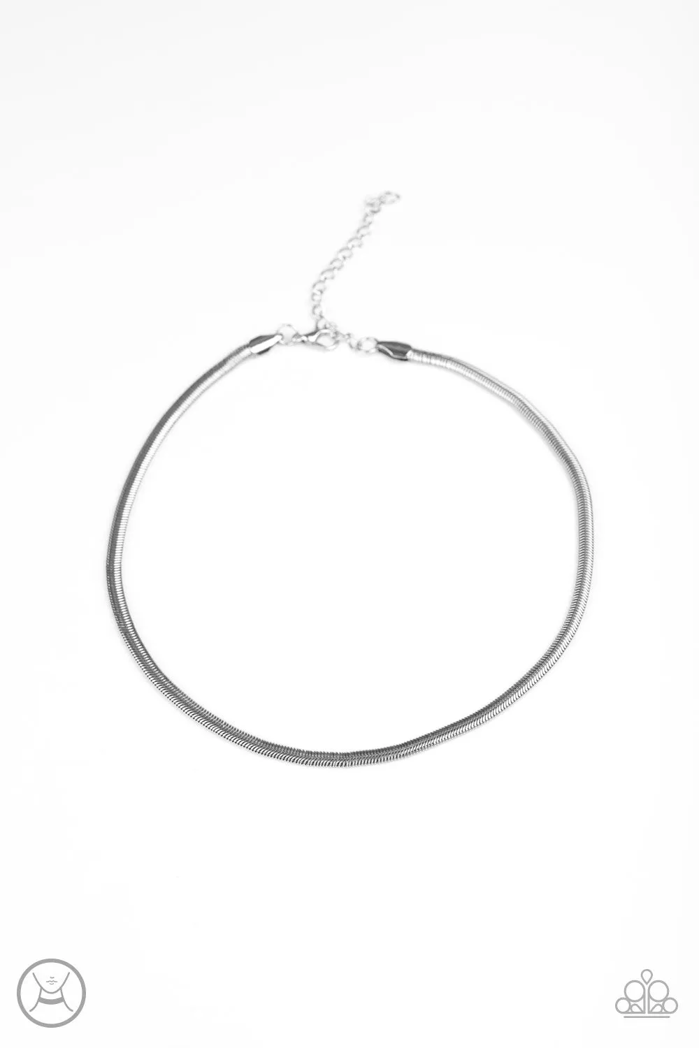 Flat Out Fierce - Silver Choker