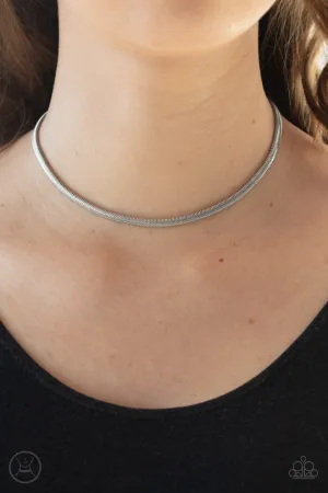 Flat Out Fierce - Silver Choker