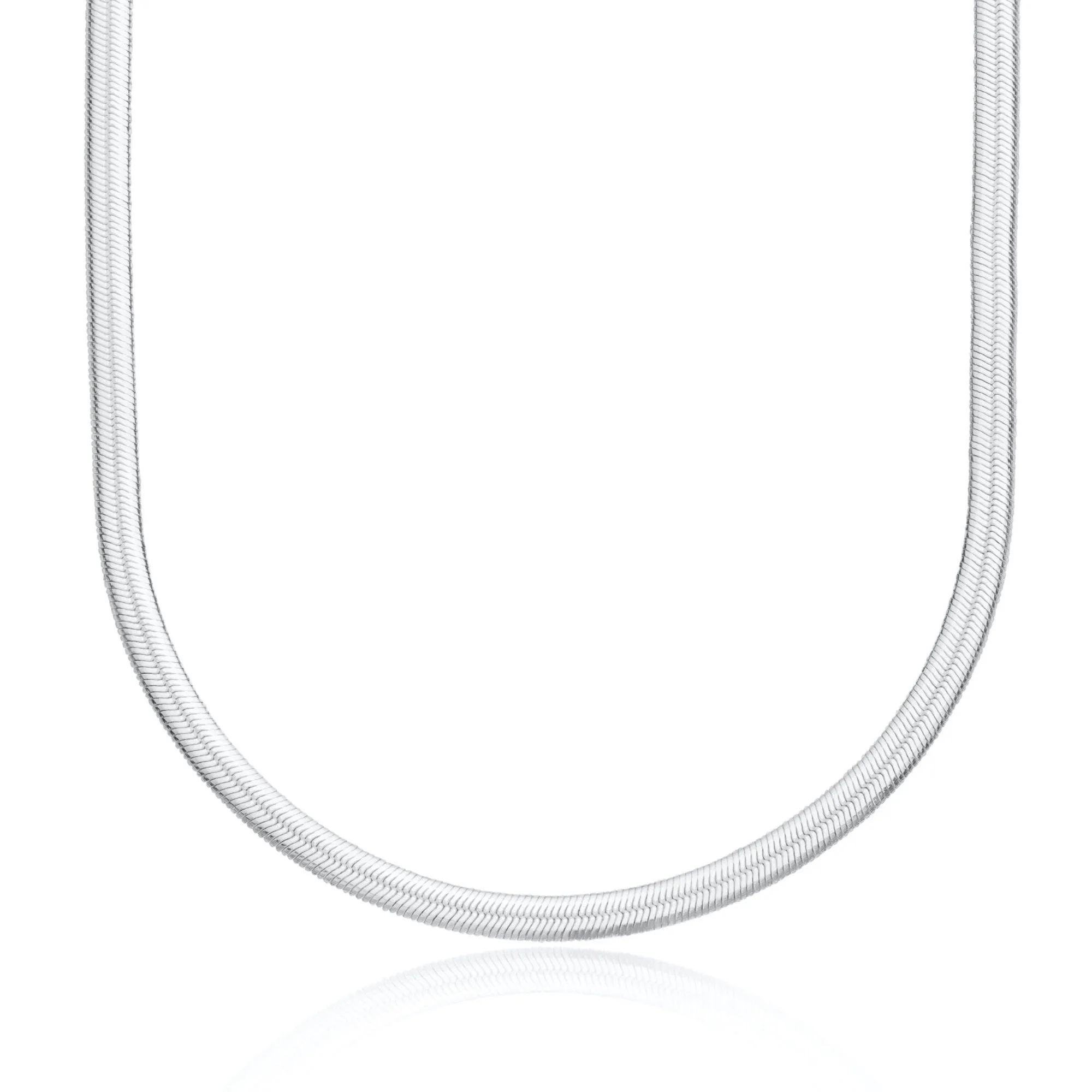 Flat Snake Chain Necklace