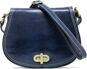 Floto Firenze Women's Saddle Bag Crossbody Shoulder Bag Handbag