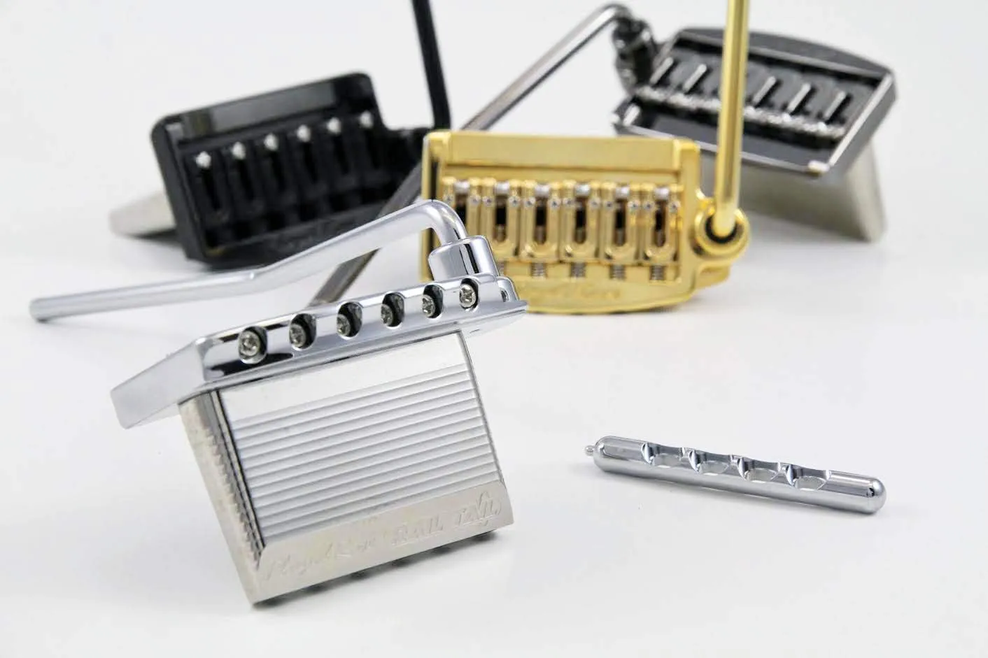 Floyd Rose GS-W34589 Rail Tail Tremolo - Wide (Chrome)