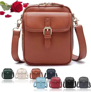 Forcipower Crossbody Leather Bags for Women, Urvashi Crossbody Bag, Vintage Leather Anti Theft Shoulder Bag