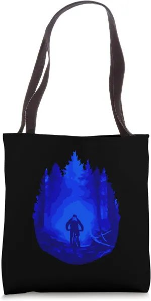 Forest Downhill Enduro Bicycle MTB Freeride North Shore Trail Tote Bag