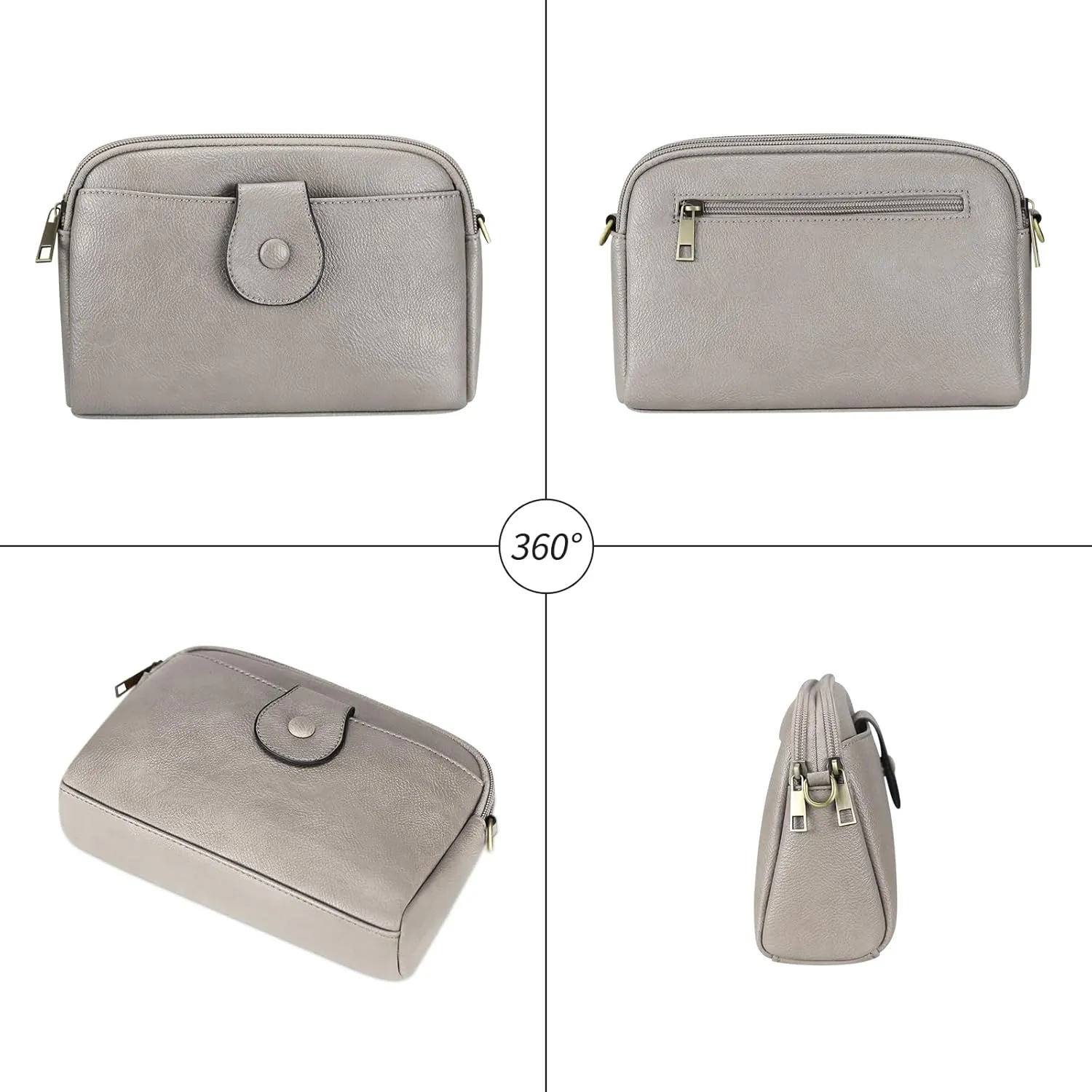FUKUYIN Small Crossbody Bags for Women Vegan Leather Shoulder Purses Women's Crossbody Handbags