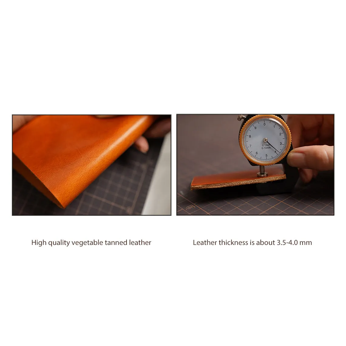Full Grain Leather Classic Saddle Bag DIY Kit