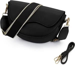 FuninCrea PU Leather Shoulder Bag for Women, Waterproof Crossbody Bags for Women Large Capacity Crossbody Purse Sling Bag