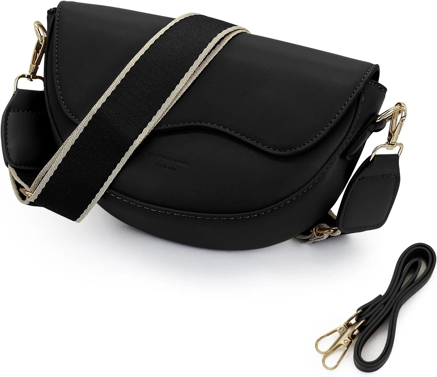 FuninCrea PU Leather Shoulder Bag for Women, Waterproof Crossbody Bags for Women Large Capacity Crossbody Purse Sling Bag