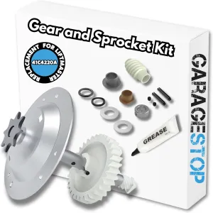 Garage Stop for Liftmaster 41C4220A Gear and Sprocket Kit fits Chamberlain, Sears, Craftsman 1/3 and 1/2 HP Chain Drive Models, Liftmaster Replacement Parts