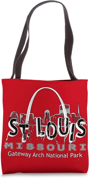 Gateway Arch National Park St. Louis Missouri Souvenir Tote Bag