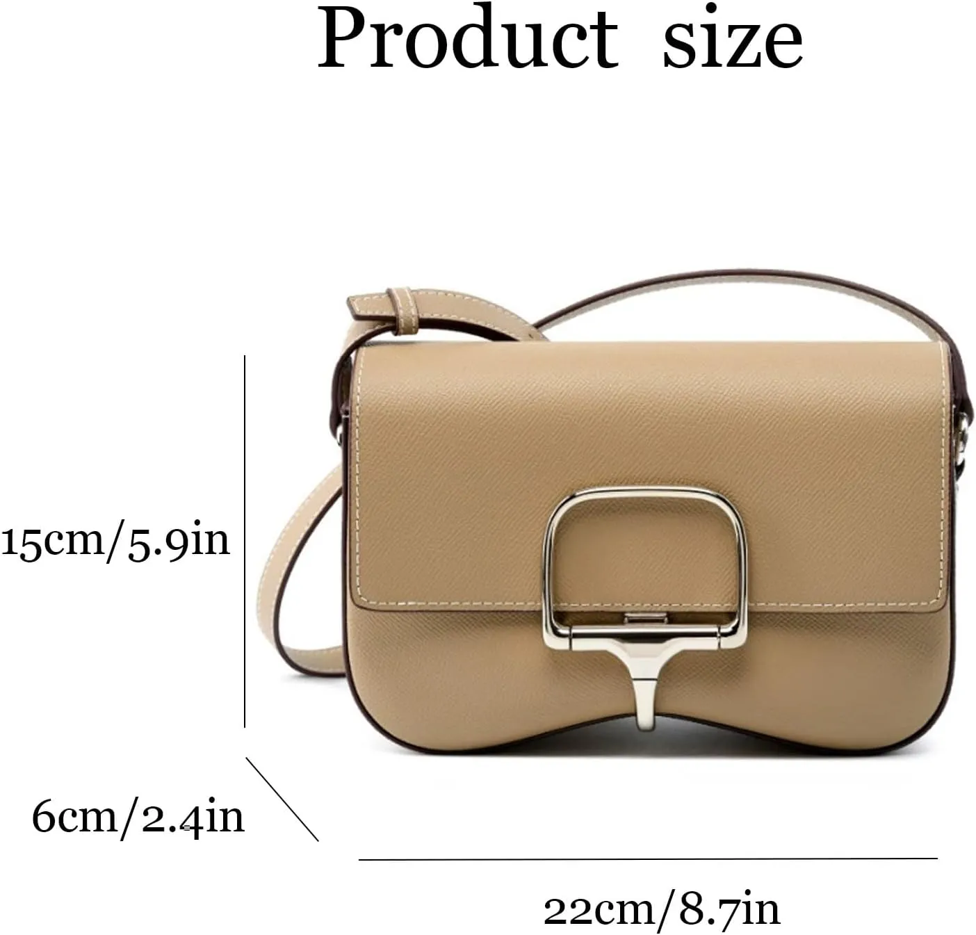 Genuine Leather Designer Shoulder Bags for Women, Fashion Vintage Crossbody Purses Satchels With Adjustable Strap