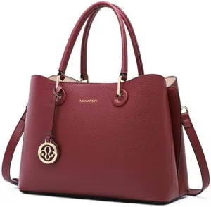 Genuine leather handbag, cowhide handbag, large capacity women's handbag, hand-held one shoulder crossbody, new bag