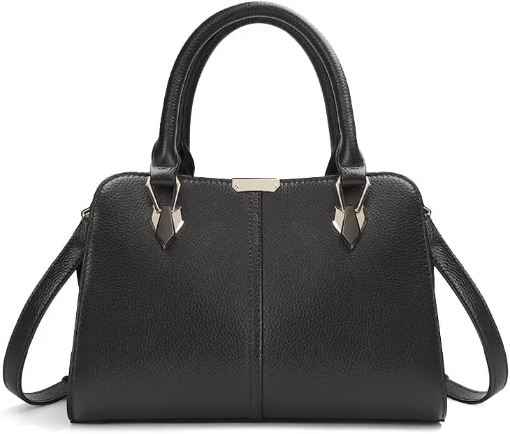 Genuine leather handbag, cowhide handbag, large capacity women's handbag, new bag, hand-held one shoulder crossbody