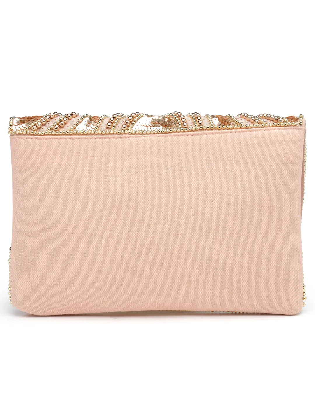 Ghoomar Abstract Embellished Canvas Sling Bag