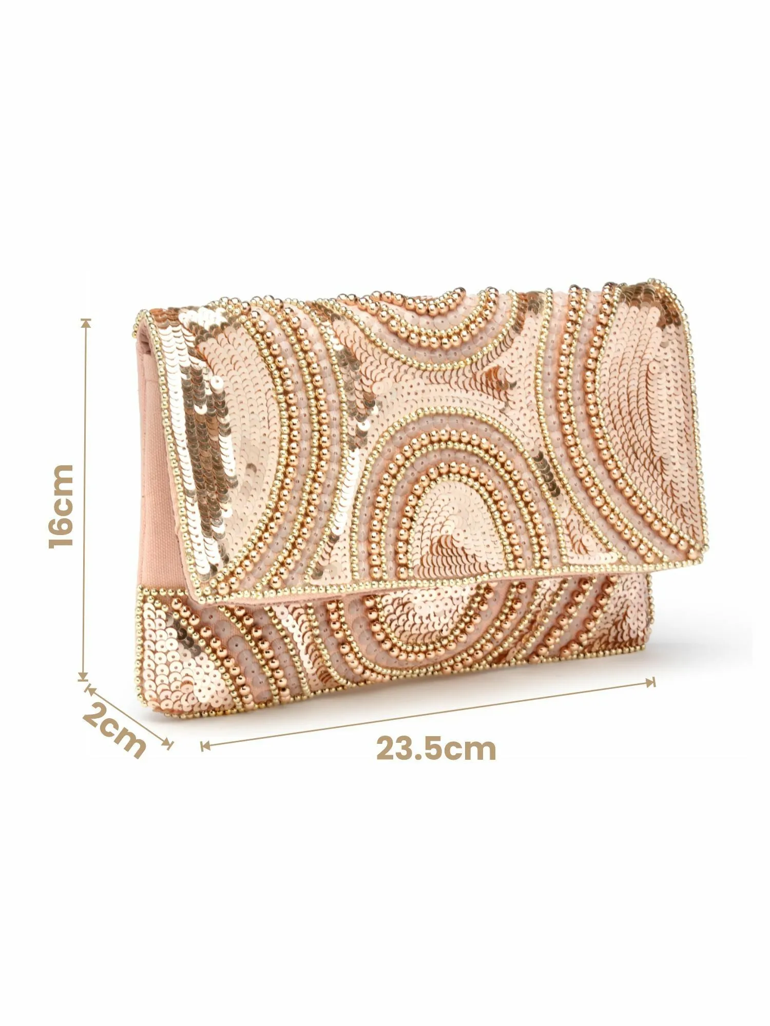 Ghoomar Abstract Embellished Canvas Sling Bag