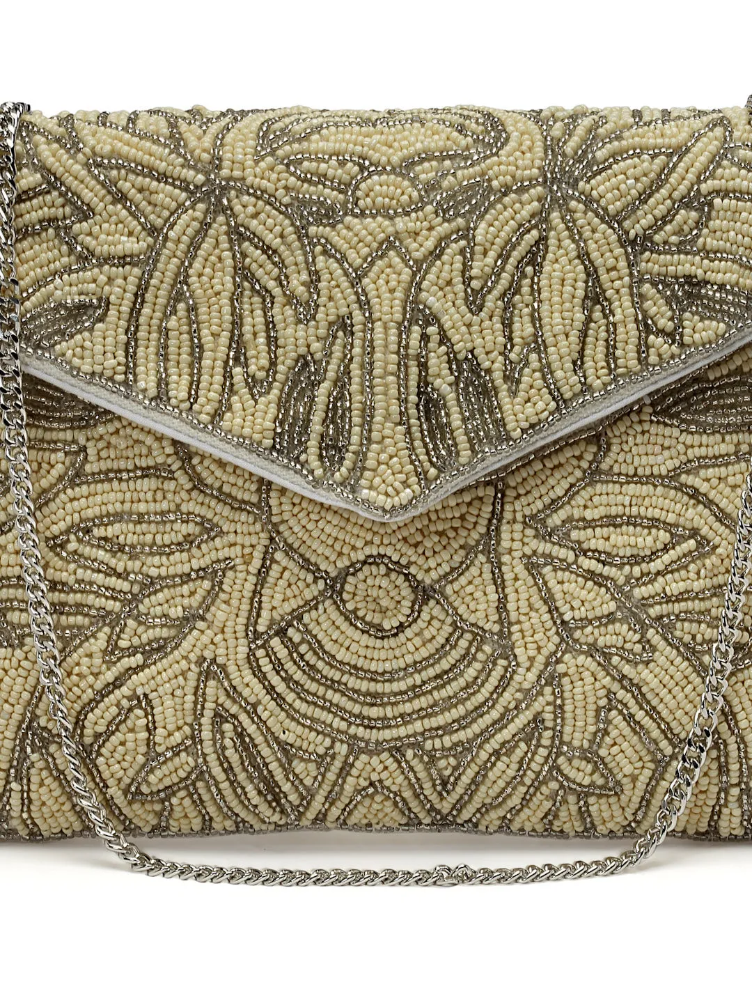 Ghoomar Abstract Embellished Canvas Sling Bag
