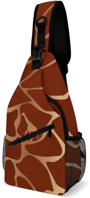 Giraffe Skin Versatile And Convenient Multipurpose Crossbody Bag - Perfect for Travel And Hiking
