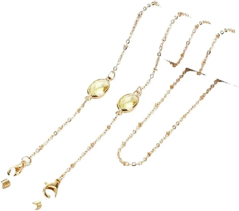 Glasses Chain Pearl Ladies Watch Strap Hanging Metal Neck Rope