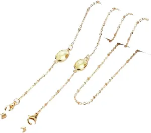Glasses Chain Pearl Ladies Watch Strap Hanging Metal Neck Rope