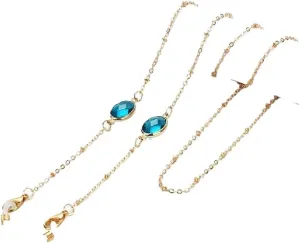 Glasses Chain Pearl Women's Watch Strap Hanging Metal Neck Rope