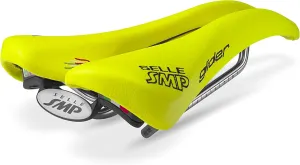 Glider Bicycle Saddle Fluorescent Yellow Road Mountain Bike Seat Steel