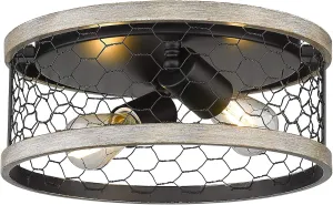 Golden Lighting Bailey Flush Mount