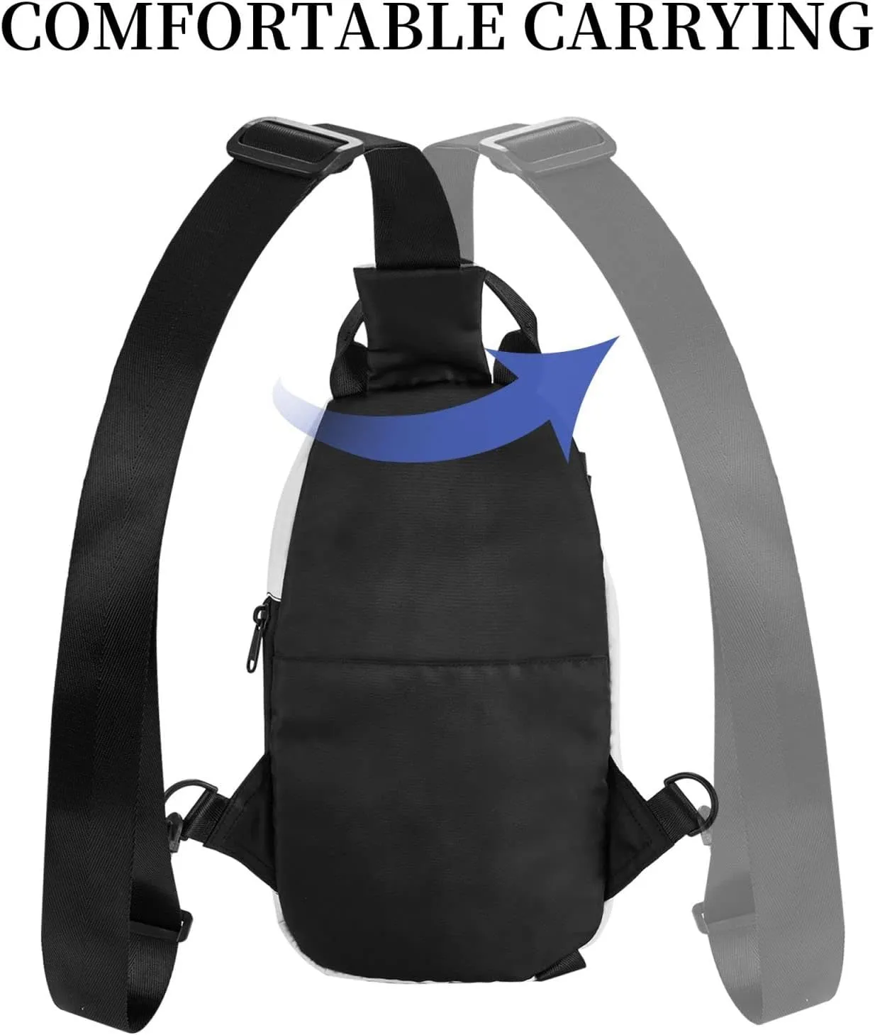 Graffiti Sling Backpack Graffiti Gifts Crossbody Bag For Women Men Sling Bag Travel Hiking Chest Bag Unisex