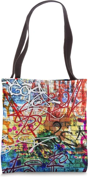 Graffiti Street Art Urban Hip Hop Pattern Style Tote Bag