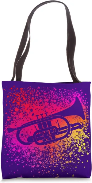 Graphic for Brass Band or Marching Band A Cool Cornet Tote Bag