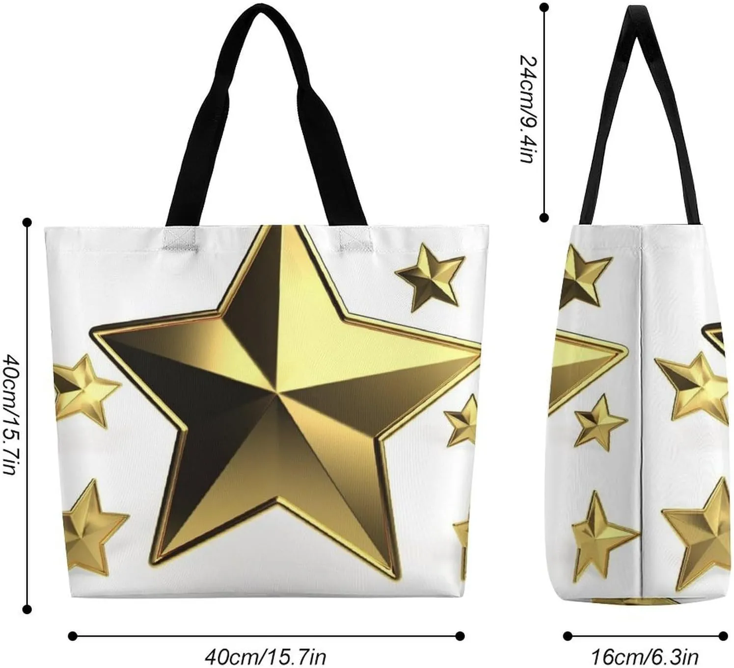 Grocery Bag Reusable Tote Bag Foldable Handmade Red Love Heart Shopping Bag Handbag Washable Shoulder Bag for Travel