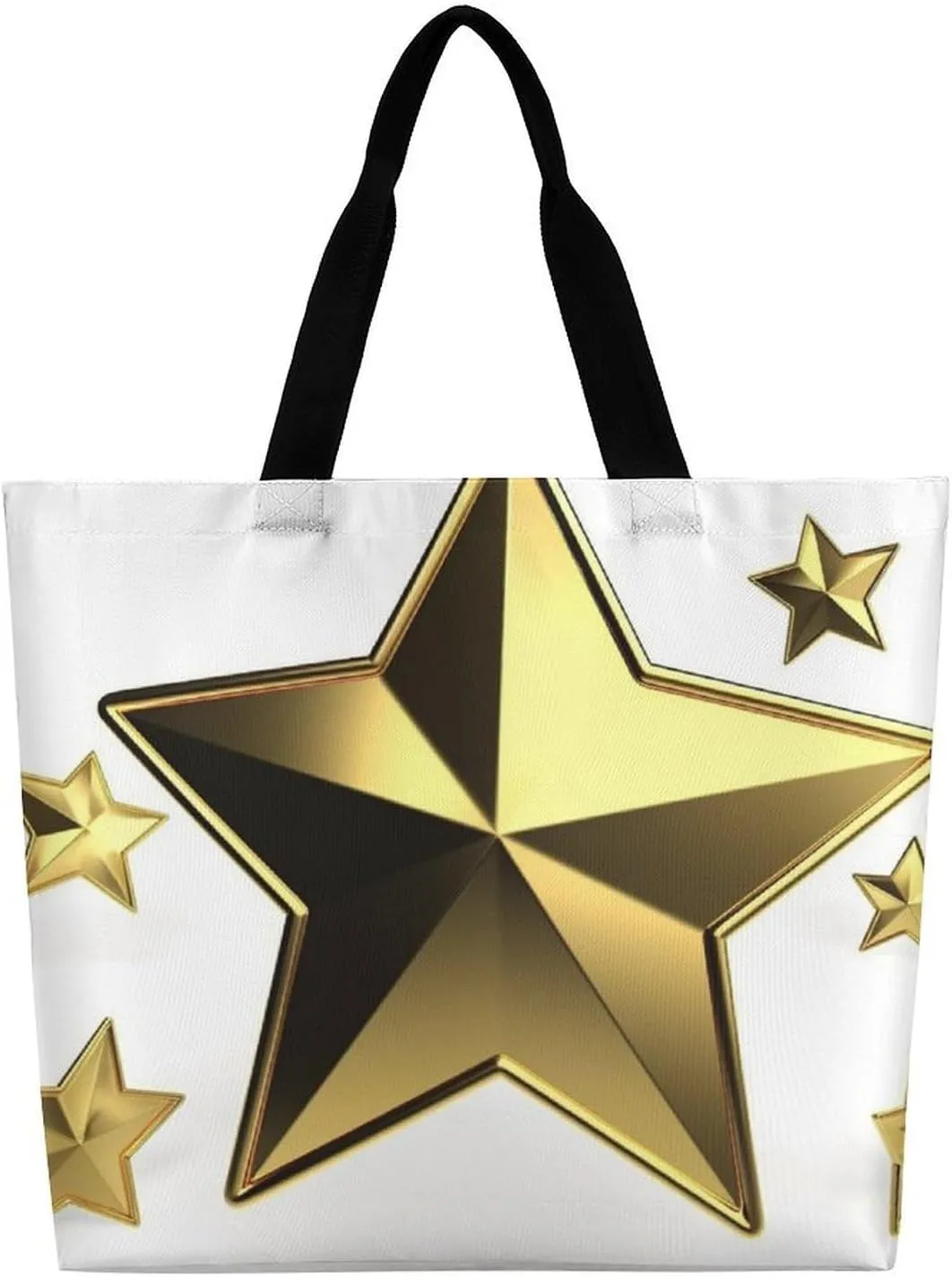 Grocery Bag Reusable Tote Bag Foldable Handmade Red Love Heart Shopping Bag Handbag Washable Shoulder Bag for Travel