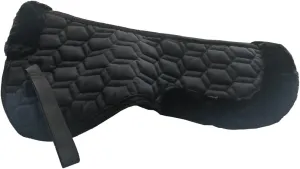 Half pad for English Saddle Black Anti-Slip Corrective Breathable Horse Saddle pad - Comfortable English Saddle Half pad for Better fit
